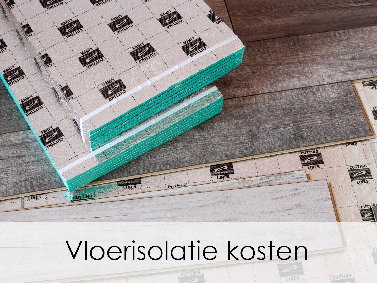 vloerisolatie klaar voor leggen
